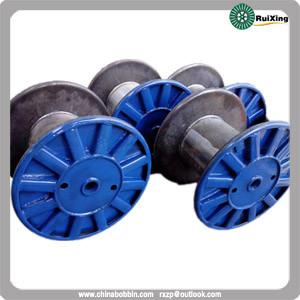 China Metal cable puller wire drum bobbin custom mild steel wire spool cable steel wire drum factory