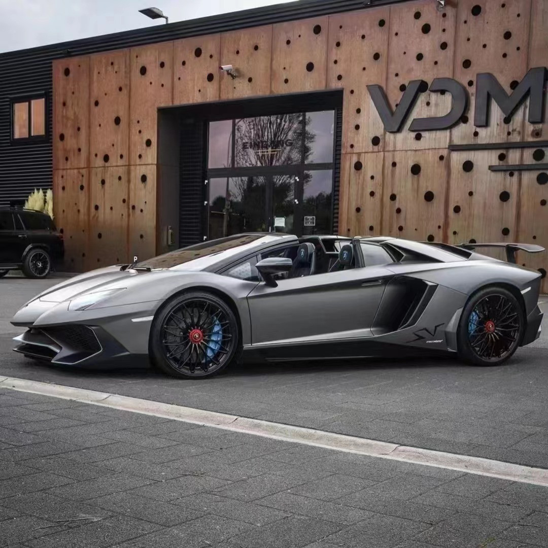 For Lamborghini Aventador LP700 Carbon Fiber Body Kit Aventador Upgraded 740SV Front and Rear Bumper Spoilers