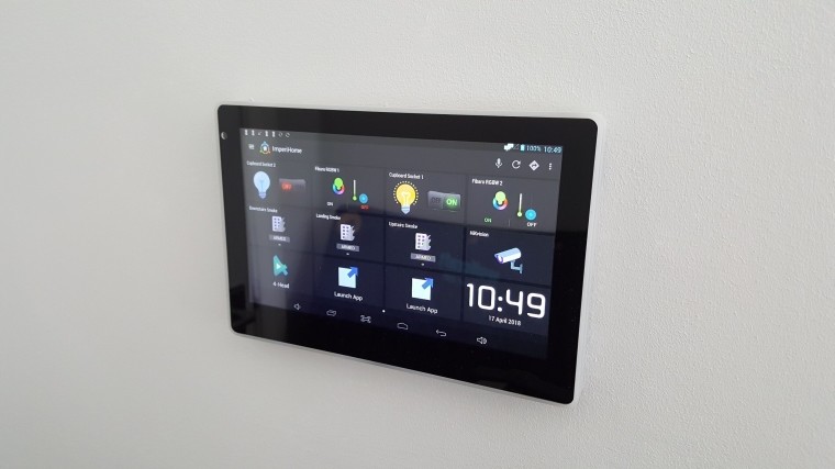 Wall Mounted 7 Inches Tablet With No Battery And Android 6, Ethernet Port