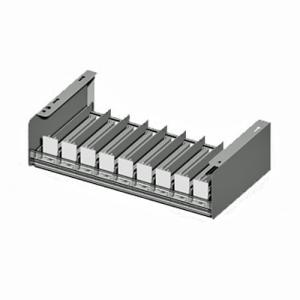 China Plastic 185mm Spring Loaded Shelf Tobacco Pack Pusher Lane System For Spice Nail factory
