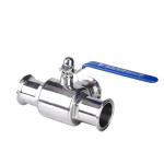 Forged Sanitary SS304/SS316L L/T Type Tri Clamp Stainless Steel 3 Way Ball Valve