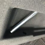 360 Degree Rotating Steel Stop Bar Trash Can Replacement For Plastic Trash Can