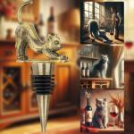 Custom Wine Stopper Animal Dog Cat Metal Bottle Stoppers For Wine Champagne