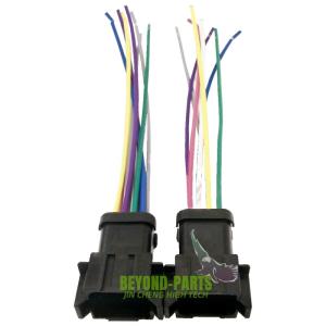 China catererpillar 320C Excavator Spare Parts Throttle Motor Plug 8 Pins factory