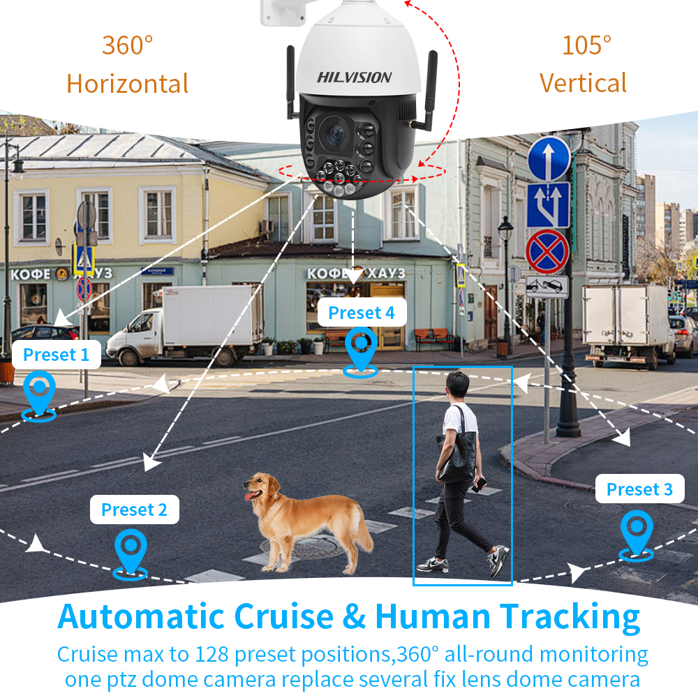 12-inch 8-megapixel BAT-680K-8A wifi camera with 40x optical zoom and customized support
