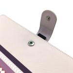 B5 PU Leather Business Pink Hardcover Notebook 4C Buckle Closure With Notepad