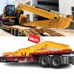 Philippines Long Reach Excavator Boom Arm , 14m Excavator Long Boom Arm With