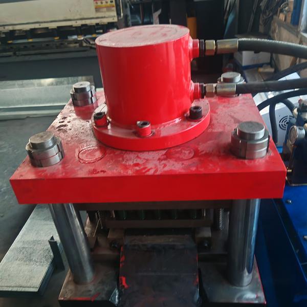 Cutting Type Hydraulic Cylinder Cable Tray Making Machine For High Tensile Steel