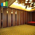 Interior Temporary Sound Proof Partition Wooden Folding Door Partition For