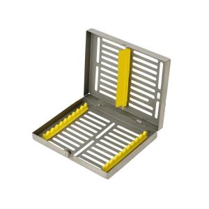 10 Dental Instruments Stainless steel Autoclave Sterilization Cassette Tray