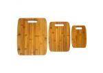 Premium Bamboo Cutting Board Set of 3, Wooden Chopping Board Kitchen Cutting