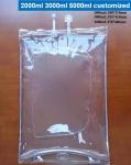 250 Cc 500cc 1000cc 2000ml IV Fluid Solution Bags Dehp Free Infusion Bag Medical