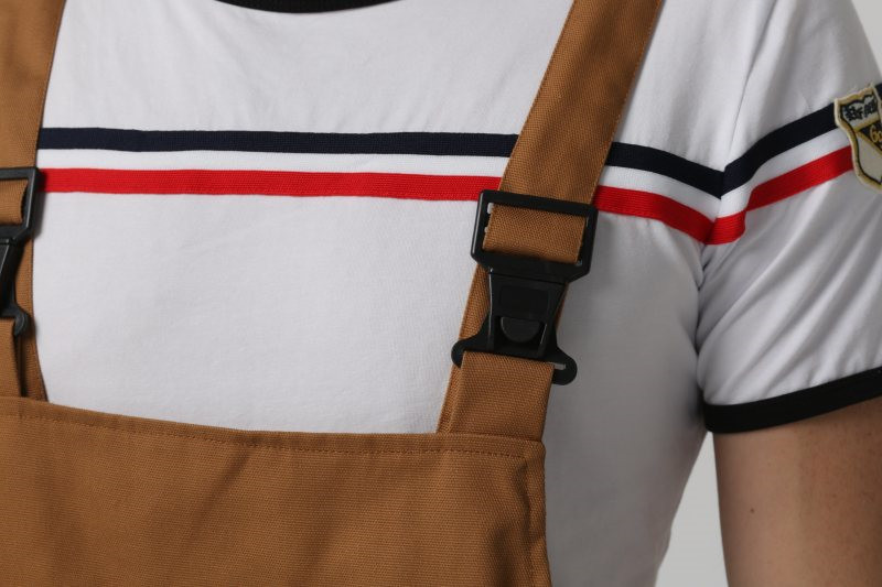 Elasticated Waistband Mens Work Uniforms 320gsm Bib Work Pants