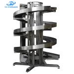 Low Noise Carbon Steel Spiral Lifting Conveyor With 200-2000kg Loading Capacity