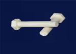 Al2o3 Insulating Threaded 99% Alumina Ceramic Rod High Temperature Resistance