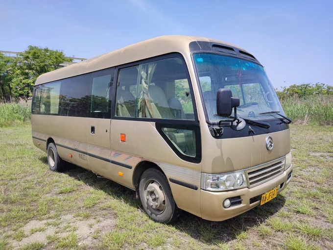 Golden Dragon Second Hand Tour Bus 22 Seats Pre Owned Buses With Air Conditioning