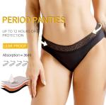 Lace Plus Size Menstrual Panties For Heavy Flow Underwear Sexy 4 Layers Girls
