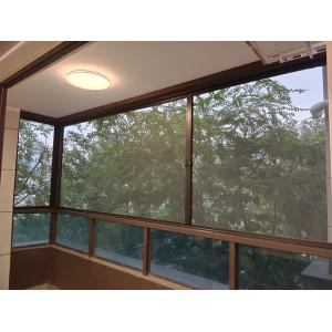 Standard Size Roller Screen Door With Black Mesh