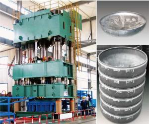 China Vertical Hydraulic Press Machine 1000 Ton For Max 1000 Mm Round And Ellipse Dish End factory