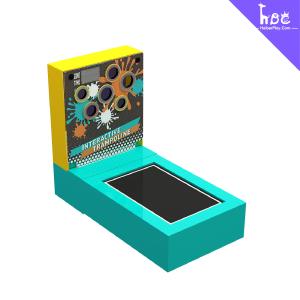 China Indoor Playground Equipment Trampoline Interactive Pitching For Children factory