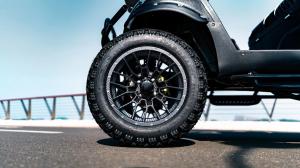 China Black TOP Golf Cart Tyre 22x10-14 Wheel Kit 14x7 Alu Rim factory