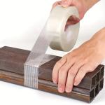 Hot Melt Fiberglass Mesh Tape With Cross Fiber Filament Strapping Waterproof