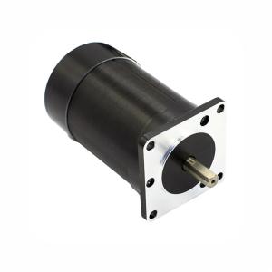 China Square flange 57mm Round body 24V 3000RPM 100W 0.32N.m Brushless DC Motor 3phase body length 95mm BLDC motor factory
