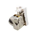 Exact Cables Testing FLUKE RJ45 Modular Jack 180 Degree Toolless Cat6A Keystone