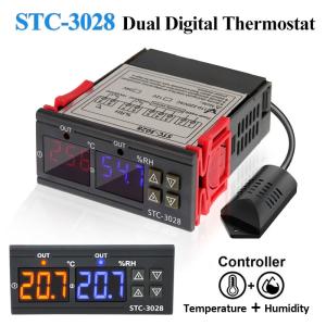 China STC-3028 Humidity And Temperature Controller AC 220V DC 12V 24V factory