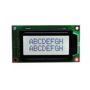 China Wholesale RoHS Character STN 8X2 Small Size COB Monochrome Yellow Green LCD Module LCM factory