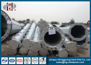 China ISO9001 220KV Dodecagonal Electrical Power Pole for Transmission Line factory