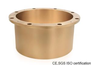 China Bronze Large Flange Tube Bushing ODM Stone Crusher Parts factory