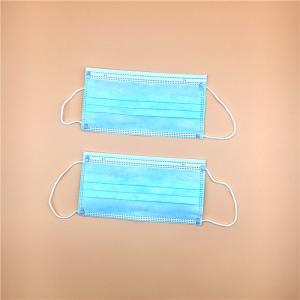 China Home School Safety 3 Ply Face Mask Mouth Nose Protect Melt Blown Fabric factory