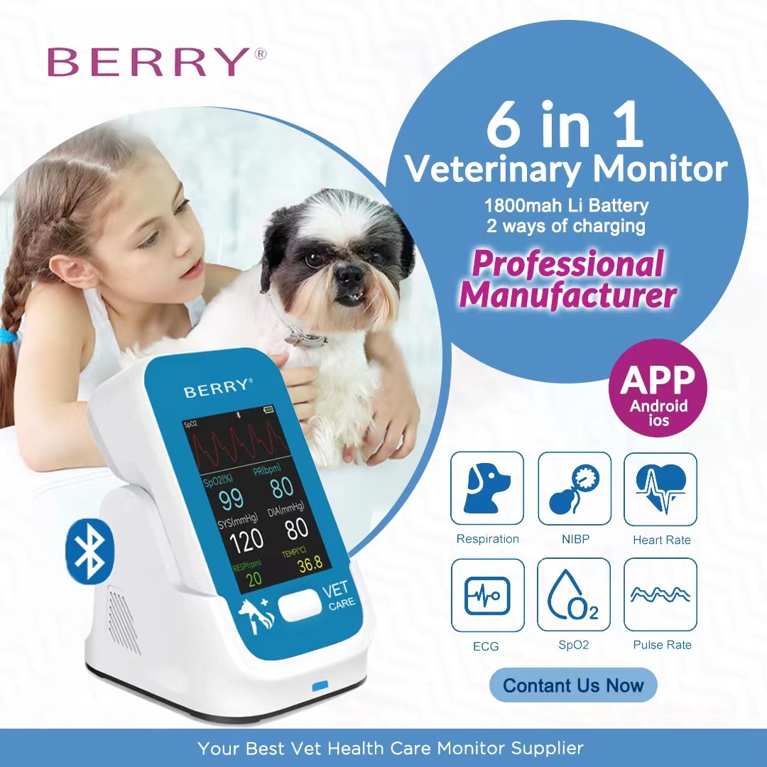 Veterinary Monitor AM6200 with Low Power Consumption ≤20W 145*85*37mm Size