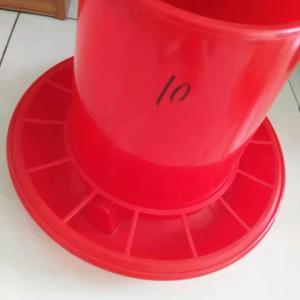 China Plastic Bucket Feeding System PE Poultry Feeder Drinker factory