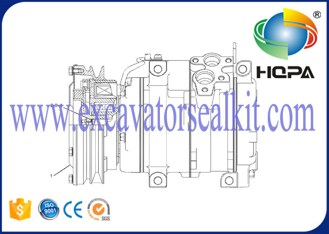 CAT 320D engine 3066 Refrigerant Compressor Assy 259-7244 