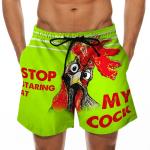 Summer Vacation Holiday Men'S Custom Swim Shorts Anti Shrink