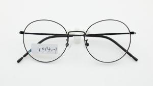 China Classic Round Retro Clear Lens Glasses Non-Prescription Metal Eyeglasses for Men Women Super Lightweight Metal Frames factory