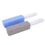 No-Scratch Scouring Pad Scrubbing Stick,Bathtub/Sink/Toilet Cleaner,Lime/Rust