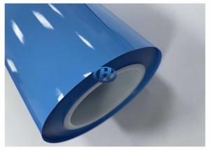 China 35 μm Low Density Polyethylene Film Blue Silicone Coating PE Film for Tape application factory