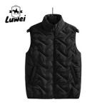 Breathable Padded Cold Weather Vest Down Puffer Utility Windproof Men Winter