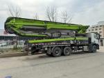 Heavy Duty Zoomlion Concrete Pump Truck 50 Meters High Efficiency Concrete Pump