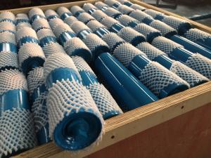 China Industrial Mining 89*250mm Conveyor Steel Roller With Corrosion Resistance factory