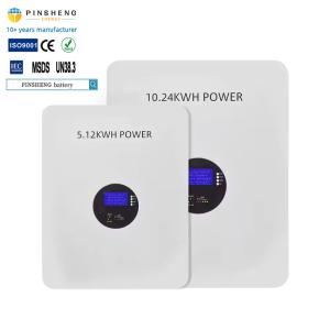 China Pinsheng Customized Power System Generation High Voltage 100Ah LiFePo4 Solar Energy Storage Battery factory