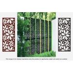 Price On Louver 6' Laser-Cut Steel Fencing Panel Aluminum Privacy Fence