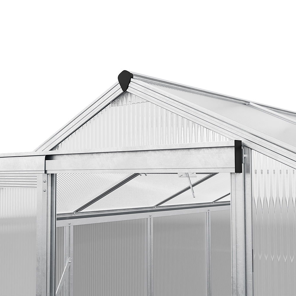 Garden Greenhouses by AJUNION Easily Assembled Polycarbonate Aluminum Frame Structure