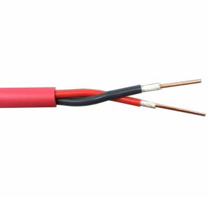 China Al Foil Shield 2 Core Fire Alarm Cable FPLR FPLP 18AWG For Entertainment Venues factory