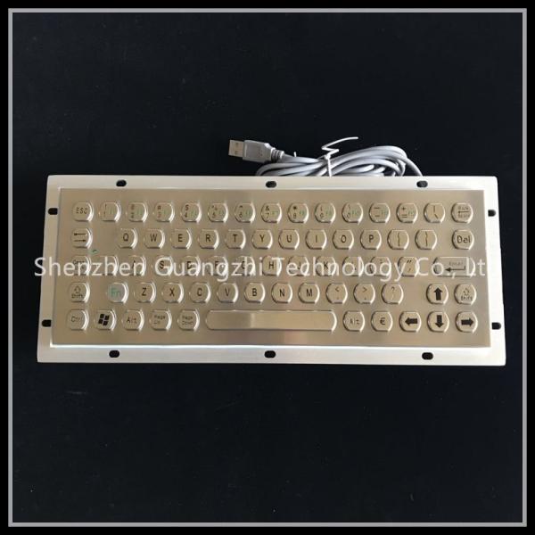 China Usb Interface Embedded Numeric Keypad Ip65 Waterproof Grade Metal Material factory