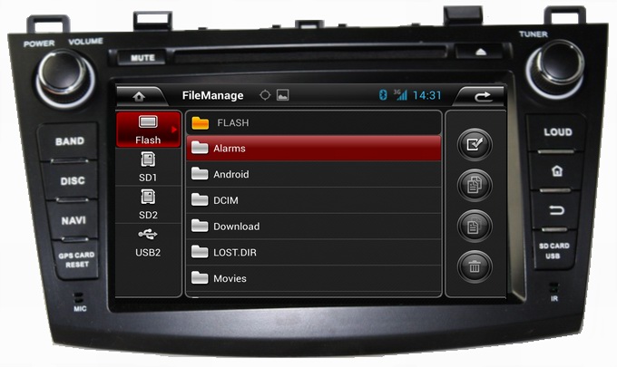 Ouchuangbo Pure Android 4.2 DVD Multimedia Kit GPS for Mazda 3 2009-2012 3G wifi Bluetooth Radio OCB-8003C