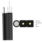 Home Aerial Flat Fiber Optic Cable 2 Core Stripper Tension Clamp Patch Cord
